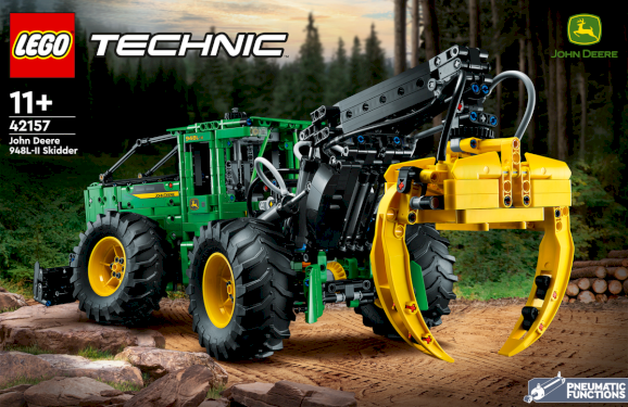 LEGO Technic 42157 John Deere 948L-II skovmaskine