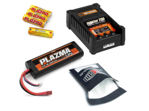 R/C Lipo Batteri Og Lader Pakke - Micro