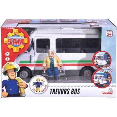 Brandman Sam Trevors Buss med figur