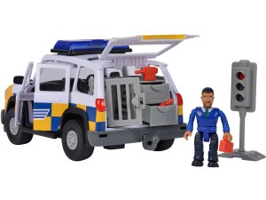 Brandman Sam polisbil och figur, køretøj