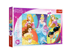 Trefl, pussel, Disney Prinsesser: Mød søde prinsesser, 100 brikker