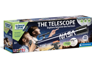 Clementoni, Science anka Play, Nasa Teleskop till børn, 300x Zoom
