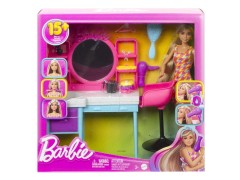 Barbie, Totally Hair Salon - Docka m/tillbehør