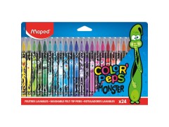 Maped ColorPeps, Monster-Tusser, 24 stk.