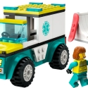 LEGO City 60403 Ambulance och snowboarder