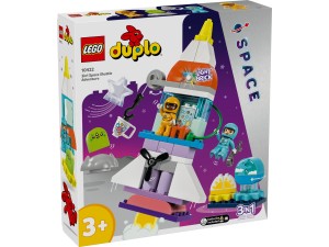 LEGO DUPLO 10422 3-i-1-eventyr med rumfærge