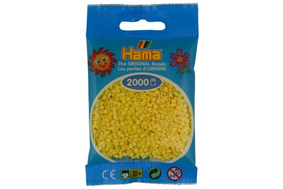 Hama Mini, pärlor, 2.000 stk., lysegul (103)