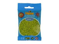 Hama Mini, pärlor, 2.000 stk., lime (104)