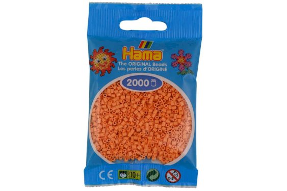 Hama Mini, pärlor, 2.000 stk., Ljus abrikos  (105)
