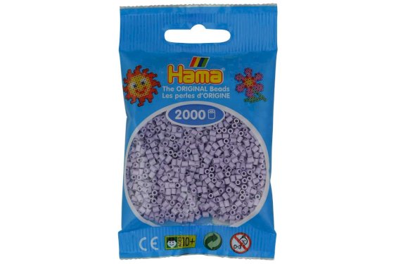 Hama Mini, pärlor, 2.000 stk.,  Ljus lavendel (106) 