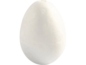 Æg, vit, H: 6 cm, 5 stk
