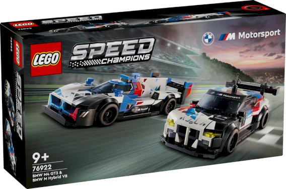 LEGO Speed Champions 76922 BMW M4 GT3 och BMW M Hybrid V8-racerbiler