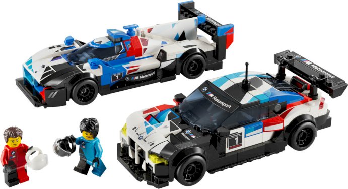 LEGO Speed Champions 76922 BMW M4 GT3 och BMW M Hybrid V8-racerbiler