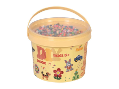 Hama Midi, pärlor, 10.000 stk., mix 68, 60 färger 