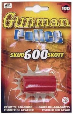 Gunmann Krudt 100 Skuds - 6 STK