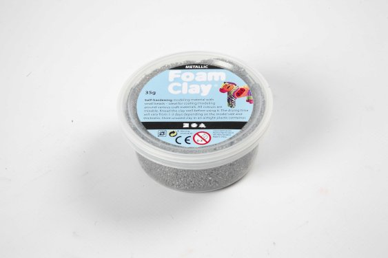 Foam Clay silver, metallic, 35g