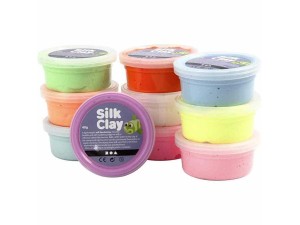 Silk Clay ass. färger Basic 2 10x40g