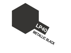 Tamiya Lacquer Paint LP-40 Metallic Black
