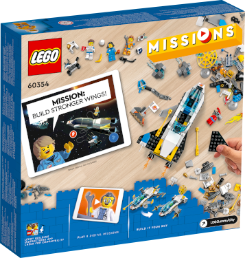 LEGO City 60354 Udforskningsmissioner med Mars-rumfartøjer