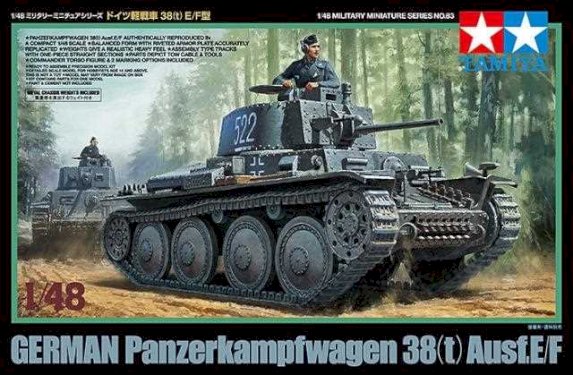 Tamiya German Panzer 38(T) Ausf.E/F 1:48