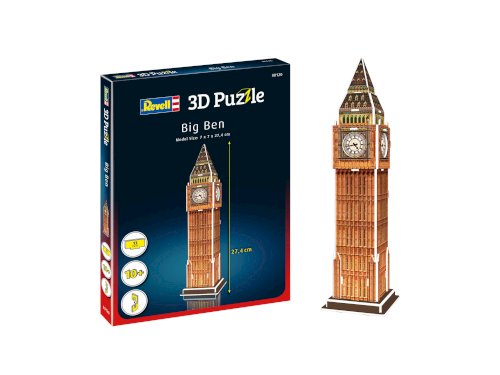 Revell 3D Puzzle, Big Ben, 13 delar