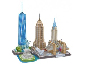 Revell 3D Puzzle, New York Skyline, 123 delar