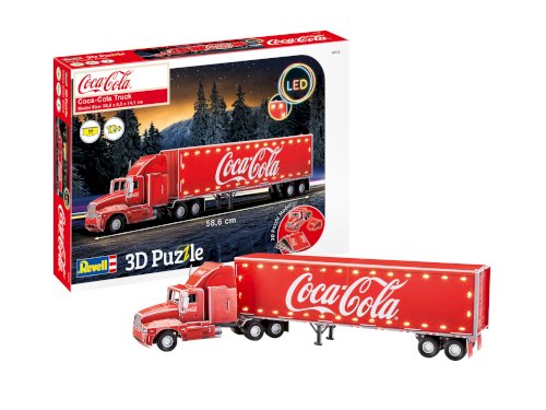 Revell, 3D pussel Coca-Cola Truck LED Edition