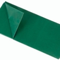 Silkepapir, mörkgrön, 50 x 70 cm, 5 ark