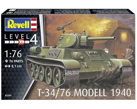 Revell, T-34/76 Modell 1940, 1:76