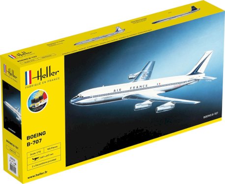 Heller, modelsæt, Starter Kit B-707 Air France, 1:72