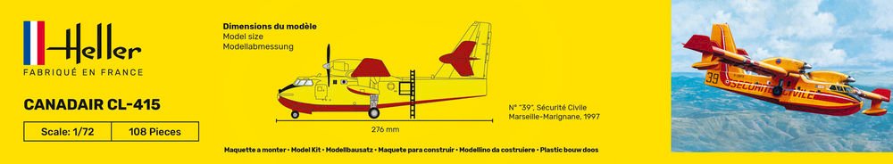 Heller, modelsæt, Canadair CL-415, 1:72