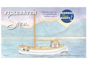 NCB, Svea, nordisk fiskebåd, trä, 1:55