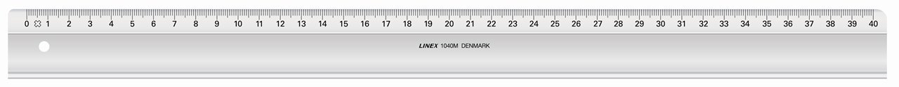 Linex, skolelineal, 40 cm