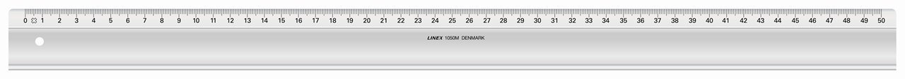 Linex, skolelineal, 50 cm