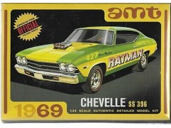 AMT, 1969 Chevy Chevelle SS 396 Hardtop, 1:25