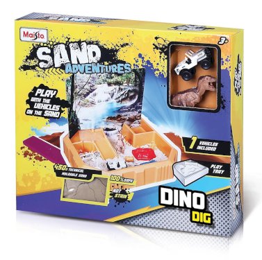 Maisto Sand Adventures, Dino Dig, lekesett m/ bil