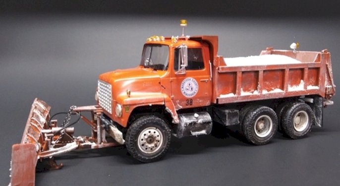 AMT, Ford LNT-8000 Snow Plow, 1:25