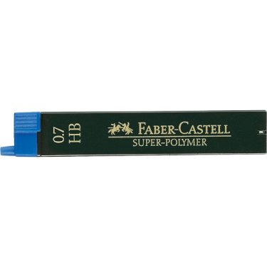 Faber-Castell, miner till stiftblyant, 0,7 mm, HB, 12 stk.