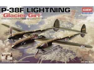 Academy, P-38 F Lightning "Glacier Girl", 1:48