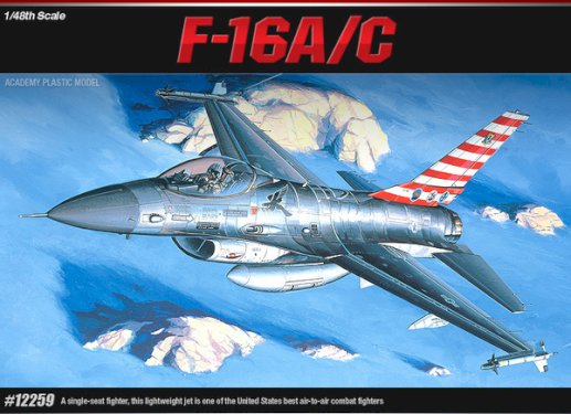 Academy, F-16 A/C Fighting Falcon, 1:48