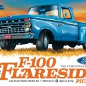 Moebius, 1966 Ford-F-100 Flareside Pickup, 1:25