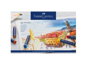 Faber-Castell, oliepastelkridt, studiekvalitet, 36 stk. i ask