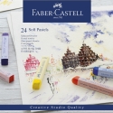 Faber-Castell, pastelkridt, bløde, 24 stk. i ask