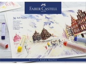 Faber-Castell, pastelkridt, bløde, 36 stk. i ask