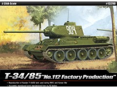 Academy, T-34/85, No.112 Factory Production, 1:35