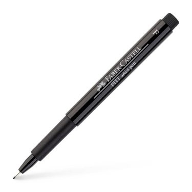 Faber-Castell Pitt Artist Pen, svart, F