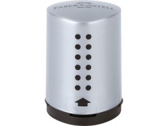 Faber-Castell Grip, blyantspidser, mini, silver