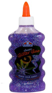 Elmer's, glitterlim, lila, 177 ml