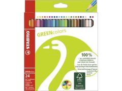 Stabilo, Greencolors, farveblyanter, 24 stk.