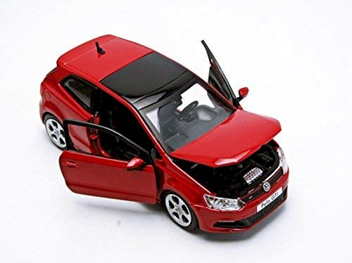 Bburago, VW Polo GTI Mark 5, röd, 1:24